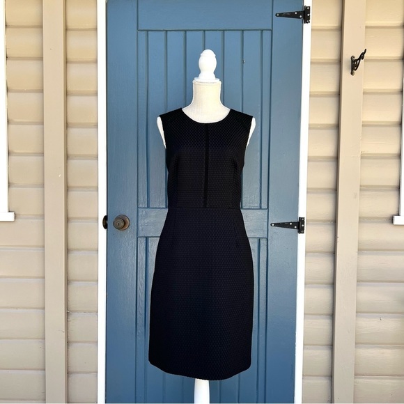 J Crew Petite Portfolio Dress in Black Size 8 T - Picture 2 of 7